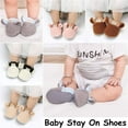 thumbnail image 6 of Infant Baby Boys Girls Slipper Stay On Non Slip Soft Sole Newborn Booties Toddler First Walker Crib House Shoes 0-18 Months, 6 of 7