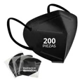 thumbnail image 4 of Pack de 200 Cubrebocas KN95 | Color Negro | Cubre Bocas Protección Alta Eficiencia 5 Capas de Filtración | Face Mask Ajuste Cómodo y Seguro, 4 of 7