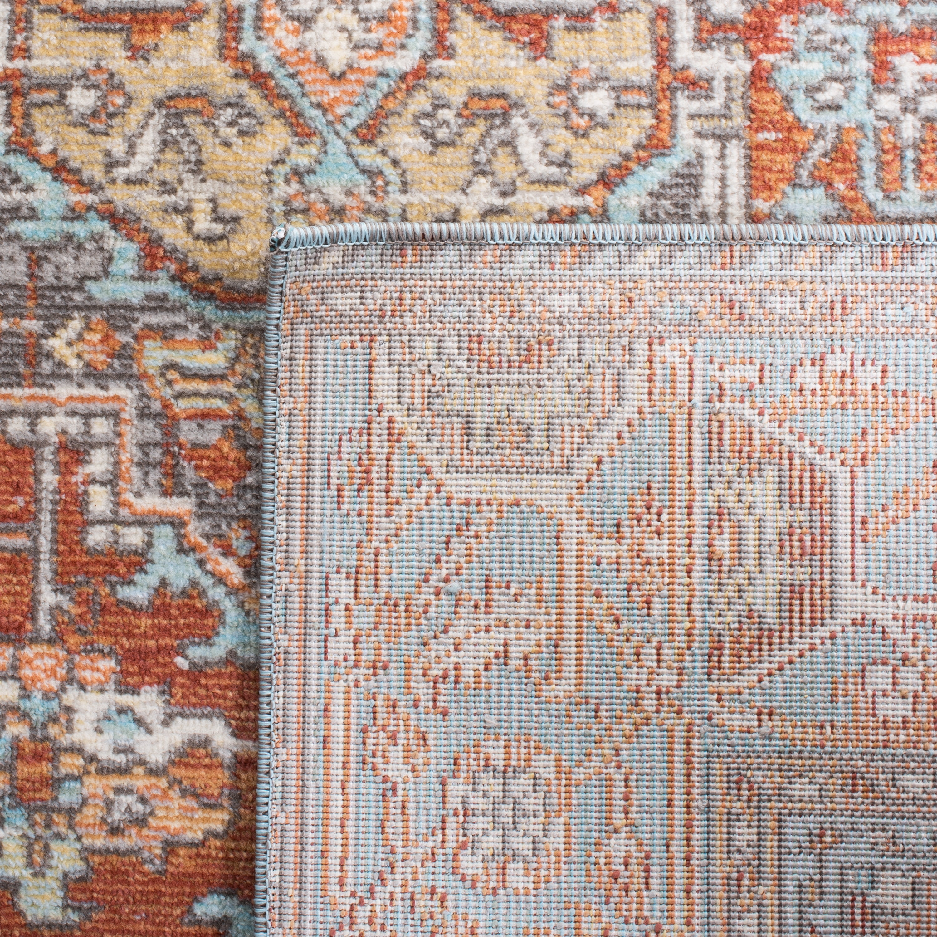 SAFAVIEH Aria Gligor Oriental Area Rug, Rust/Taupe, 6' x 9'