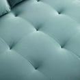 thumbnail image 7 of Modway Valour Performance Velvet Sofa in Mint, 7 of 7