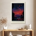 thumbnail image 2 of Elephant Stock Trappist 1e Print Wall Art - Vertical Canvas Wall Art - Living Room Wall Decor - Fantasy And Sci-fi Canvas - Black And Blue Decor By Nasa - 26" x 39", 2 of 8