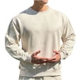 thumbnail image 2 of pstuiky Camisas casuales de manga larga para hombre, Sudadera informal de cuello redondo y manga larga para hombre camisetas de hombre xl, 2 of 6