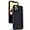 Black, variant on Liquid Silicone Case for iPhone 12, [Camera Protection] [Anti Fingerprint] [Wireless Charging] 4 Layer Phone Case Protective Cover, Built-in Microfiber Case Cover, 6.1", Blue