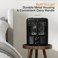 thumbnail image 5 of Lifesmart BNS-15D Black 1500W Electric Adjustable Thermostat Milk House Heater, 5 of 11