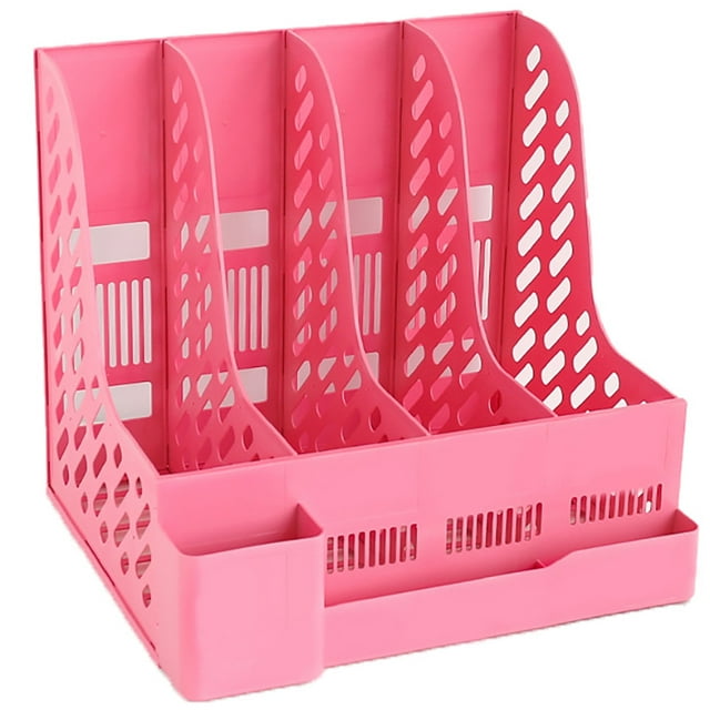 File Holder Sturdy Collapsible Large Capacity Magazine Divider Desktop Organizer