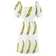 thumbnail image 5 of Banana Vestido de manga corta vestidos de novia para fiestas Vestido de fiesta Ropa estética, 5 of 6