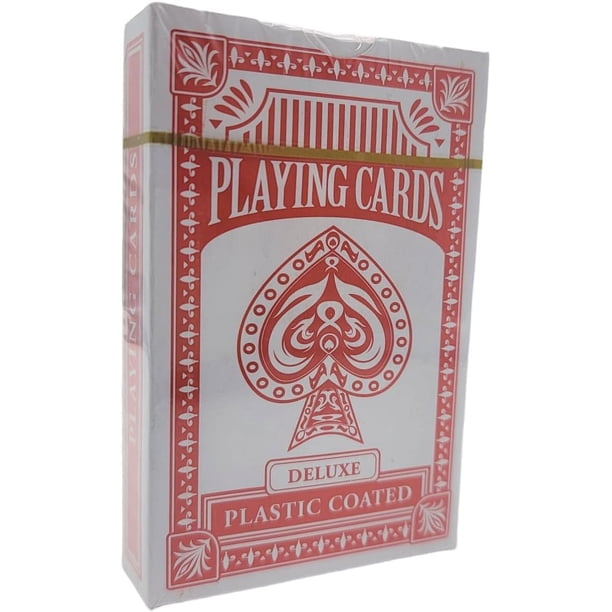 Economy Playing Cards 6 Decks (3 Red and Blue 3 Decks) 2.3/8