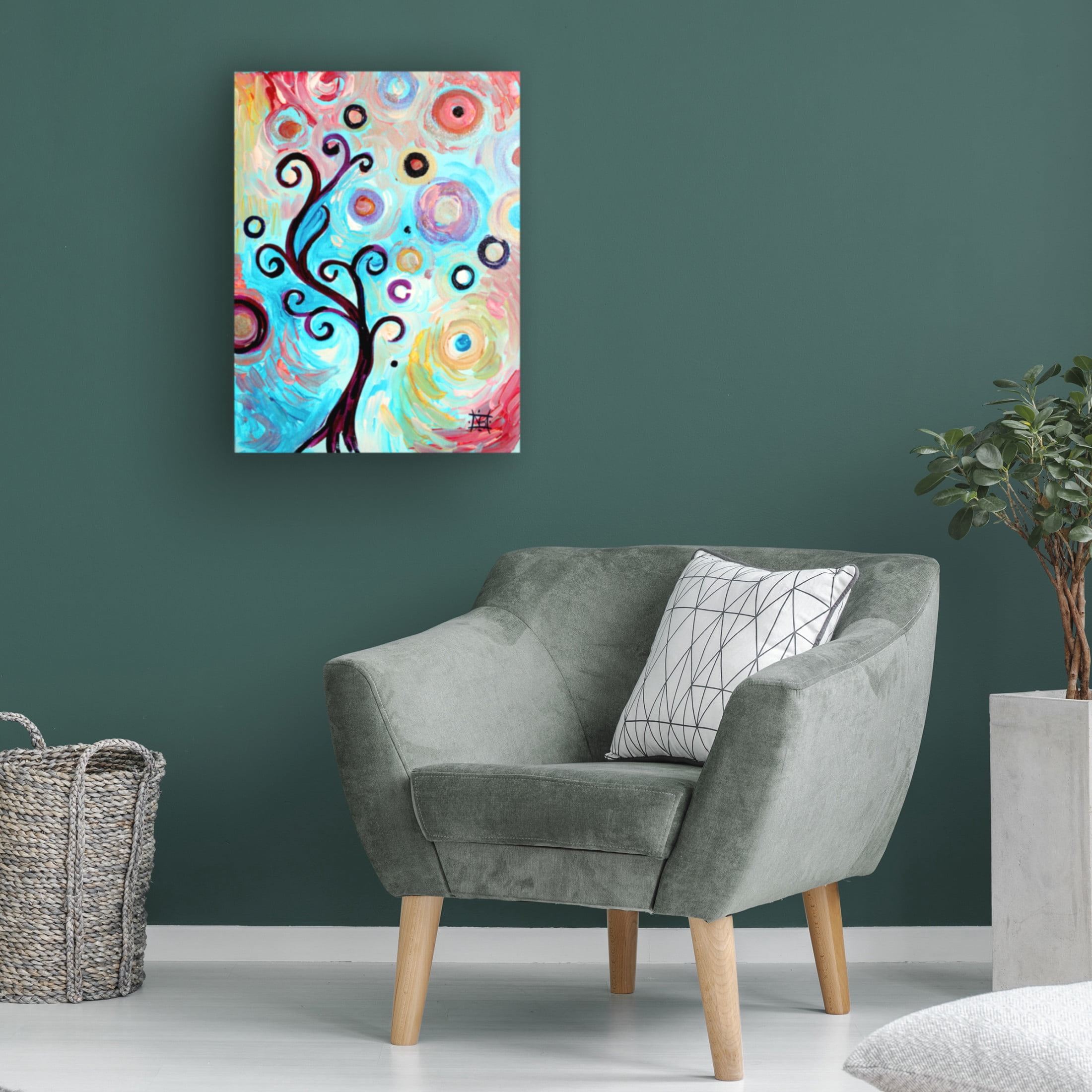 Canvas Wall Art - Natasha Wescoat 'In Your Honor' Wall Art for Living Room, Bedroom, or Office Décor by Trademark Fine Art - 14 x 19 Inches
