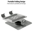 thumbnail image 2 of yeacher 360° Rotatable Aluminum Alloy Tablet Stand with Adjustable Angle, Foldable Design for iPad & Tablets, Silver & Grey Options, Compact & Portable, 2 of 6