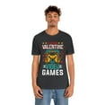thumbnail image 3 of Mens V is For Video Games Funny Saying Valentines Day Shirt Tee T-Shirt, 3 of 6