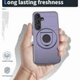 thumbnail image 7 of Dteck for Galaxy S24 Plus Case, Shockproof Rugged & Kickstand Strong Magnetic Heavy Duty Drop Protection Slide Lens Protection Case for Samsung Galaxy S24 Plus,Purple, 7 of 7