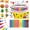 12 colors, variant on 3D Magic Popcorn Pens, 6 Colors DIY Bubble Popcorn Drawing Pen, Art Craft Toy for Handmade Graffiti & DIY Creation, 3 pcs
