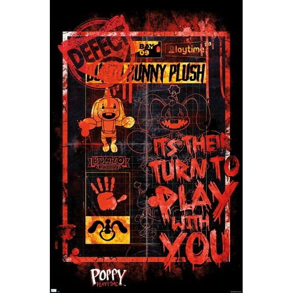Poppy Playtime - It's Their Turn Wall Poster, 22.375" x 34"