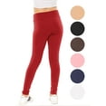 thumbnail image 3 of Stretch Is Comfort Girls Cotton High Waisted Leggings | Child Size 4-14, 3 of 5