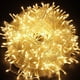 thumbnail image 1 of Cadena de luces LED impermeables de 30 m y 300 LED, luces exteriores de baja presión, ideales para decoración de bodas y bares navideños, blanco cálido., 1 of 5