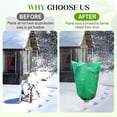 thumbnail image 2 of Plant Covers Freeze Protection for Outdoor,Large Thickened Frost Blankets,Winter Cold Weather Plant Protection Jacket for Outdoor Plants Potted Shrubs Trees from Freeze Animals, 2 of 5