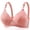 Pink, variant on Womens Bras Comfortable Wireless Paded Bra Seamless Bra Supportive Adjustable Straps Bralettes Everyday Bras 42