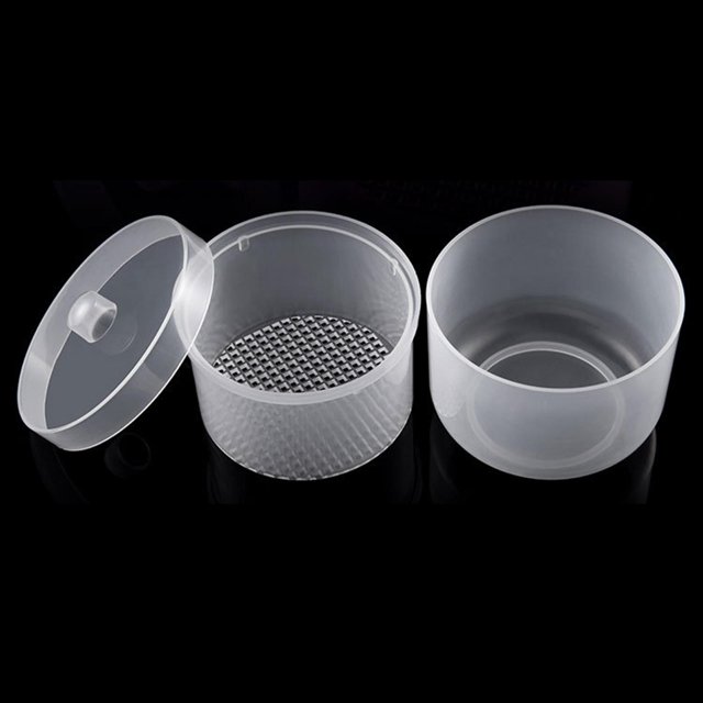 Caja de limpieza Yinane Estuche de almacenamiento Herramienta de belleza Profesional Multipropósito con filtro Bandeja blanco