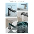 thumbnail image 2 of Premium Waterfall Numeric Display Faucet for High-End Washing Basins, 2 of 7
