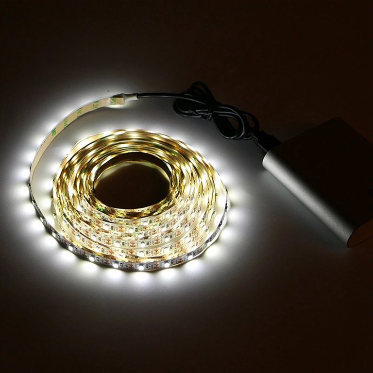 5V USB White LED Strip Light, DIY LED Light Strip, Daylight Bright