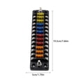 thumbnail image 2 of Minkissy 1 Set Automotive Fuse Holder Black Rectangular Plastic with Double Fuses for Car Use, 2 of 7