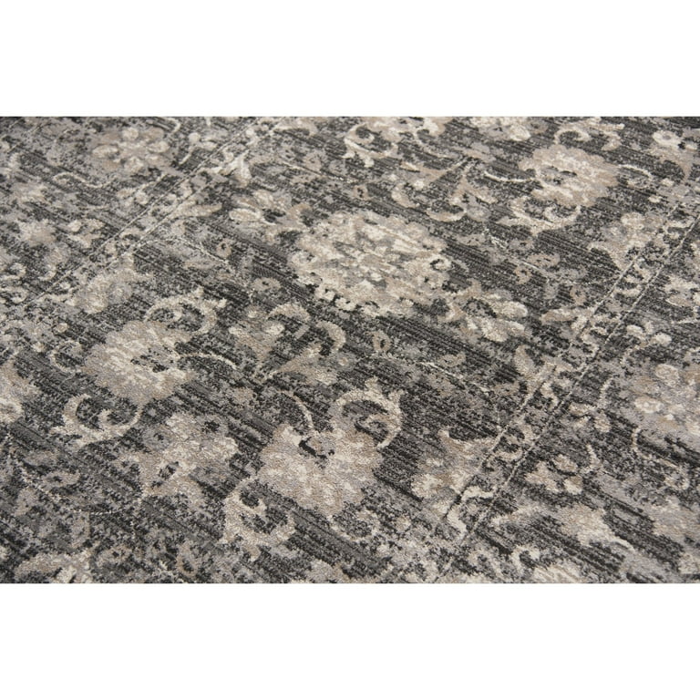 Rizzy Rugs Panache Area Rug PN6986 Gray Faded Distressed 6' 7