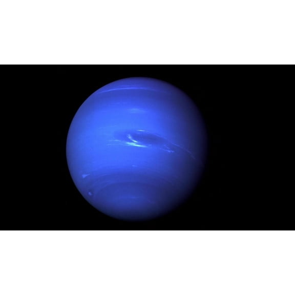 Vinyl Kids Bedroom Living Room Planet Neptune Roman God Of The Sea Decor Design Adhesive Celestial Body Wall Art Decal - 20" x 20" Removable Home Wall Farthest Giant Planet Sticker Decoration