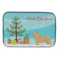thumbnail image 1 of Carolines Treasures CK3551DDM Norwich Terrier Christmas Tree Dish Drying Mat, 1 of 1