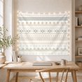 thumbnail image 5 of Geometric Bands in Vertical Layout, Calming Boho for Southwestern Art Lovers, Tribal Pattern Wall Decor, Housewarming Gift, Tapestry Wall Hanging for Bedroom and Living Room, 5 of 7