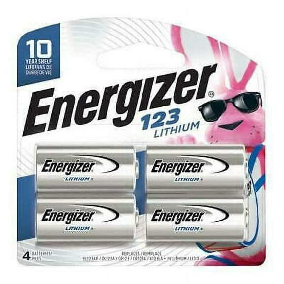 Energizer 123 Lithium 123 3 volt Camera Battery 4 pk
