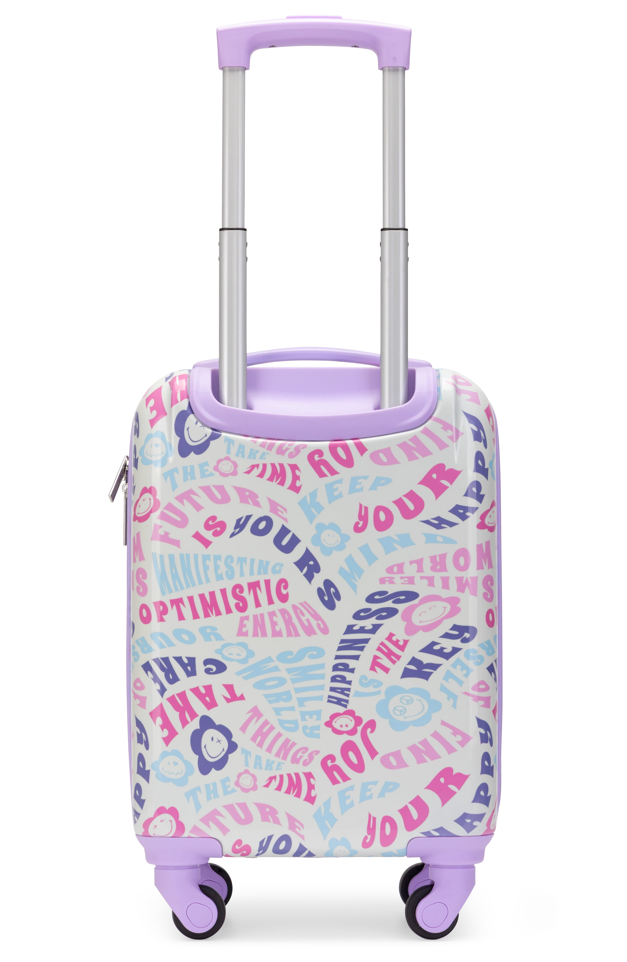 SMILEYWORLD Happy Traveler 18" Airline Approved Carry-on Suitcase