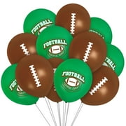 Football Balloons 12 Pack - Football Birthday Party Supplies