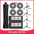thumbnail image 1 of Accessories Kit for Eufy X9 Pro Replacement Parts Main Brush Side Brush Filter Mop Pad Spare Attachm, 1 of 5