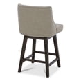 thumbnail image 4 of CHITA 26 inch Fabric Swivel Upholstered Counter Height Bar Stools with Full Back, Tan, 4 of 10