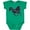 Kelly Green, variant on Inktastic Beautiful Galloping Black Horse Boys or Girls Baby Bodysuit