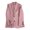Pink, variant on Wiyuqeen Womens Oversized Suit Coats Comfy Loose Lapel Blazer Jackets Work Office Outwear with Pockets Plain Business Cardigan