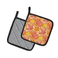 thumbnail image 2 of Carolines Treasures BB7498PTHD Automne Feuilles Aquarelle Rouge Paire de Porte-Pot, 2 of 3