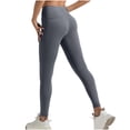 thumbnail image 5 of High Waisted Yoga Pants Women Stretchy Straight Leg Butt Lifting Yoga Tights Tummy Control Comfy Soft Workout Slacks, 5 of 6