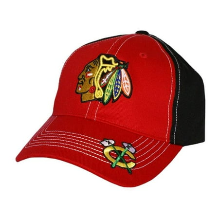New Chicago Blackhawks Nhl Cap - Fan Favorites H-MRLVR04HTV-BK NHL Revolver Chicago Blackhawks Cap - Black - One Size