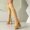 Beige, variant on Women's Platform Round Toe Zipper Slouch Heel Over The Knee Thigh High Boots