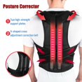 thumbnail image 3 of Correcteur de posture léger et respirant pour le dos, correcteur de posture pour femmes et hommes, noir, taille XL, 3 of 4