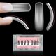 thumbnail image 1 of Funda completa curva Nail Tips NOVO OVO XXL, 300 unidades, transparente, 1 of 6