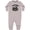 AC-Heather Grey, variant on Mudding off Road Adventure Four Wheeling Baby Fleece Romper