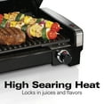 thumbnail image 3 of Hamilton Beach Electric Indoor Grill, Smokeless Grill with Temperature Control, Stainless Steel, 3 of 9