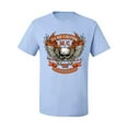 thumbnail image 2 of Wild Bobby, Lead Follow or Get The Hell Out Of The Way MC 1969 Motorcycle Pop Culture Men's Graphic T-Shirt, Light Blue, 2XL, 2 of 3