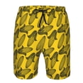 thumbnail image 3 of Vsdgher yellow Corn Men's Beach Shorts, Surfing shorts, Swim trunks, Quick Dry Swim Trunks for Surfing Beach Fun -Medium, 3 of 6