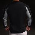 thumbnail image 4 of Mqqzkk Long Sleeve Athletic Running Shirts For Men Slim Fits Round Neck Lightweight Pullover Workout Sweatshirts, 4 of 5