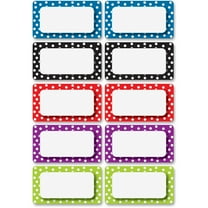 Die-Cut Magnetic Colorful Dots Labels/Nameplates, 10 Pieces