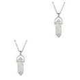 thumbnail image 1 of Minnieouse Abalorio de columna hexagonal, joyería para mujer, colgantes colgantes de aniversario hechos a mano, abalorios de cristal, pendientes locura 2piezas Minnieouse CBP468292, 1 of 1