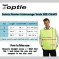 thumbnail image 3 of Toptie 12 Packs Reflective Vest Safety High Visibility Vest Reflector Vests for Kid Children Adult-Light Green-S, 3 of 7